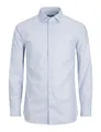 JACK & JONES Herren Jprblaparker Shirt L/S Noos Hemd, Cashmere Blue/Fit:Slim Fit, L EU