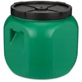 Garronda Regentonne Weithalsfass 40 Liter Plastikbehälter mit Deckel GD-0142, 40 l, BPA-Frei grün 40 l