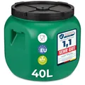 Garronda Weithalsfass 40 Liter Futtertonne mit Deckel ohne Dichtung - BPA-freier HDPE Futterbehälter für Wasser Lagerung Tierfutter Sauerkraut und Gurken GD-0142