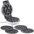 Rosenstein & Söhne Donutmaker: 3in1-Donut-, Cupcake- und Cakepop-Maker, antihaftbeschichtet, 600 Watt (Donatmaker, Donutmaker 3in1, Backen)
