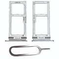 SAMSUNG GALAXY S10 / PLUS SIM KARTEN HALTER TRAY ADAPTER SLOT DUAL PRISM BLAU
