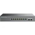 Grandstream Switch L2 Lite 8x2,5G + 2x10G SFP Budget PoE 60W (8 Ports) (GWN7721P)