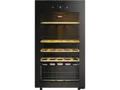 HAIER HWS34GGH1 50 SERIE 3 Weinklimaschrank (90 l EEK G, Glas Schwarz)