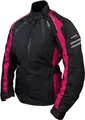 Roleff RO982 Damen Motorradjacke – Schwarz-Pink, wasserdicht, atmungsaktiv & mit Protektoren Roleff Größe: 5XL,