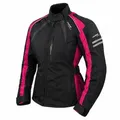 roleff Motorradjacke RO982 Damenjacke - pink -wasserdicht, atmungsaktiv & mit Protektoren auch in großen Größen, in verschiedenen Farben erhältlich schwarz 5XL