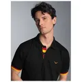 Trigema Poloshirt TRIGEMA Deutschland Poloshirt (1-tlg) schwarz M (46/48)