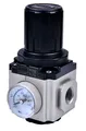 Riegler Druckluft Druckregler GA-mini, inkl. Manometer,  G1/8, 0,5 - 9 bar