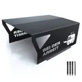 Mähroboter Garage | Carport Überdachung für Rasenmäher | Metall | 60x78x33cm