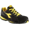 Diadora Utility Glove Tex Low S1PS, Sicherheitsschuhe Unisex - Schwarz/Gelb - 41 EU