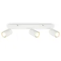 BRILONER - Deckenlampe schwenkbar, GU10 Fassung, max. 9 W, Deckenleuchte, Lampe, Wohnzimmerlampe, Schlafzimmerlampe, Küchenlampe, Deckenstrahler, Deckenbeleuchtung, Flurlampe, 44 cm, Weiß