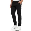 Indicode Cargohose Herren August Cargo Hose Herrenhose mit 6 Taschen schwarz S