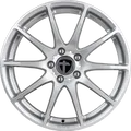 Tomason TN1 bright silver 8x18 ET40 - LK5/100 ML57.1 Alufelge silber