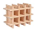 Astigarraga Kit Line Weinregal Weinregal Holzregal Flaschenregal, kleines Weinregal, bis zu 9 Flaschen