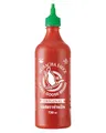 FLYING GOOSE Sriracha Chilisauce, das Original, scharf, grüne Kappe, scharfe Würzsauce aus Thailand, vegan, glutenfrei, 1 x 730 ml