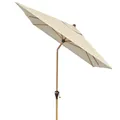 DOPPLER Sonnenschirm "Alu Wood", BxHxL: 196 x 258 x 298 cm, abknickbar, Sonnenschutzfaktor: 80+ - beige