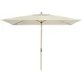 Doppler Marktschirm Alu Wood 200 x 300 cm Polyester Beige
