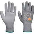 Handschuh Paume Pu Schnitt C Farbe: Grau Größe L - Portwest