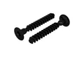 vidaXL Schraube Steckkappen-Schraube 2 pcs Schwarz M5 x 40 mm Eisen, (2 St)