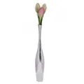 WOHNLING WL1.919 Deko Vase groß BOTTLE S Aluminium modern mit 1 Öffnung in Silber