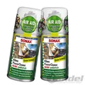 2x 100ml SONAX  KLIMAPOWERCLEANER ANTIBAKTERIELL GREEN LEMON KLKIMAREINGER