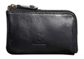 Cronus & Rhea® | Luxus Schlüsselmäppchen aus exklusivem Leder (Aeacus) | Schlüsselanhänger - Schlüsseletui - Schlüsselhalter | Echtleder | Mit eleganter Geschenkbox | Herren - Damen (Schwarz)
