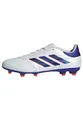 adidas Unisex COPA Pure II League Football Boots Firm Ground, Cloud White/Lucid Blue/Solar Red, 46 EU