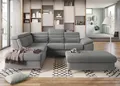 sit&more Ecksofa Cabrio L-Form, B: 274 cm, mit Sitztiefen-, Arm- & Kopfteilverstellung, 3 Nierenkissen, Federkern, optional Bettfunktion und Stauraum