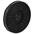 vhbw Aktivkohlefilter kompatibel mit Exquisit UBH10-2.1, UBH10INOX, UBH10, UBH10-2 INOXLOOK, UBH10WE, UBH20, SH60 Dunstabzugshaube - 17,5 cm
