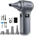 Elektrisches Staubgebläse, 230000 U/min Super Power Cordless Air Duster, 100-stufig einstellbares Mini-Luftgebläse mit 10500 mAh Akku, LED-Licht, Staubgebläse für PC, Tastatur, Haushalt, Sofa, Auto