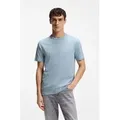 BOSS ORANGE T-Shirt Tegood Rundhalsausschnitt, Regular Fit, Logoschriftzug blau XL (52)