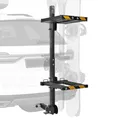 VEVOR Skiboard Snowboard Dachträger für bis zu 6 Paar Ski/4 Snowboards, abschließbarer Skidachträger mit Sicherheitsgurt & Kippzugang, Verstellbarer Skihalter passend für die Anhängerkupplung