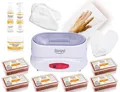 Kosmetex Paraffinbad Starpil Paraffin Kit, Paraffinerwärmer, Paraffin und Kosmetik im Set