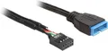USB Kabel Delock USB3.0 Pinheader -> USB2.0 Pinheader St/Bu
