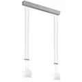 Bankamp LED-Pendelleuchte GRAZIA Alu, Eisen, Stahl & Metall Silber Nickel matt / Chrom