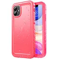 SPORTLINK für iPhone 11 Wasserdicht Hülle - 360 Grad Outdoor Schutzhülle mit Kameraschutz Displayschutz [IP68 Waterproof] [6FT Fallschutz Hard Case ] Panzerhülle komplettschutz handyhülle Rosa 6,1"
