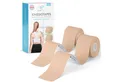 Health Press Kinesiologie-Tape 2 Rollen Profi Physio Tape & Sporttape Hautfreundlich (5cm x 5m) DERMATEST: SEHR GUT