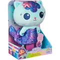 Gabby's Dollhouse DREAMWORKS - 25 cm große Plüsch-Katze MerCat (deutsch: Meerkätzchen), Premium Plüschtier mit beweglichem Meerjungfrauenflosse...