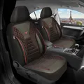 Schonbezüge Sitzbezüge für Mercedes GLB X247 Bj ab 2019 in Schwarz/Rote Naht PS8