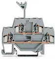 WAGO 280-940/281-411 Doppelstock-Diodenklemme 5 mm Zugfeder Belegung: L Grau 50 St.