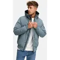 Indicode Winterjacke Herren INAlbanos Jacke Winter Herrenjacke mit Kapuze und praktischen Taschen beige XXL (58)