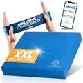 My Balance XXL - Balance Pad inkl. Widerstandsband I Hochwertiges Balancekissen mit E-Book I Stärkt deine Balance I Balance Kissen für Fitness, Yoga & Koordinationstraining