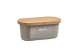 Zeller Present Brotkasten Brotkasten Bread 36 x 20 x 14,5 cm Grau, Melamin, Bambus, (Stück, 1-tlg), Brotbox