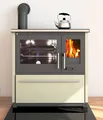 EEK  Küchenofen Holzherd Plamen 850 creme, linke Version - 8 kW
