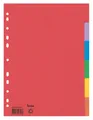 bene Ordnerregister DIN A4 Vollformat blanko farbig 6-teilig, 1 Satz