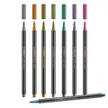 STABILO - Premium Metallic-Filzstift - Pen 68 metallic - Einzelstift - rosarot