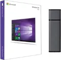Microsoft Windows 10 Pro Key 32/64 Bit Lizenz-Key Deutsch Vollversion + Bootable USB-Stick