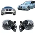 2 Nebelscheinwerfer mit Linse schwarz paßt für BMW 5er E60 E61 Limousine Touring