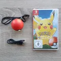 Pokemon Let's Go Pikachu + Pokeball Nintendo Switch Spiel in OVP Boxed Game