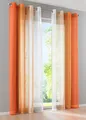 2er Pack Gardinen Farbverlauf Vertikal  »Modena« Ösen HxB 145x140 cm Orangetöne