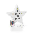 EASYmaxx LED-Leuchtkasten Stern Leuchtbox Buchstaben Emojis Lightbox Letterbox